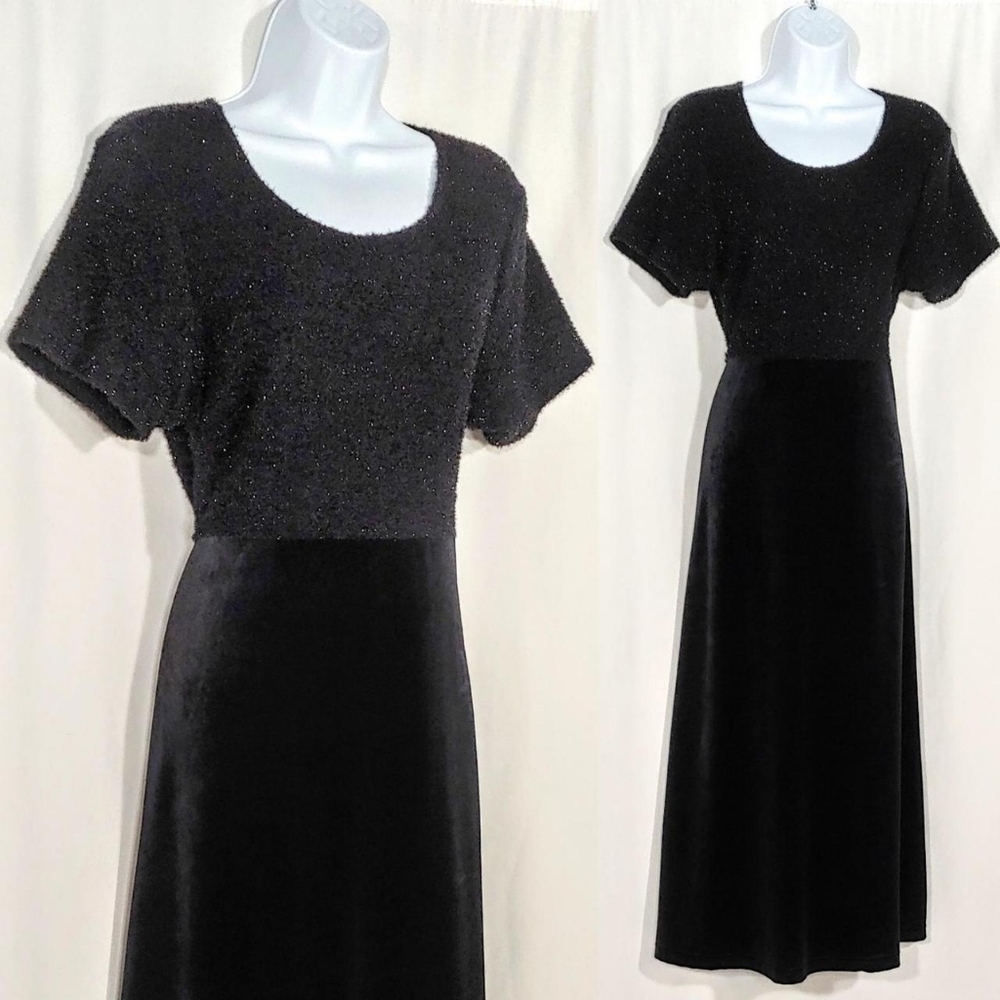 90s vintage whimsigoth maxi dress